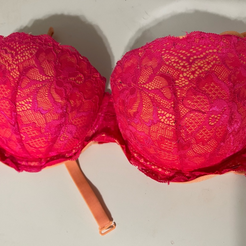 Pink bra